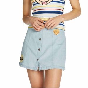 Disney Mickey and Minnie Denim Patch Skirt 3X